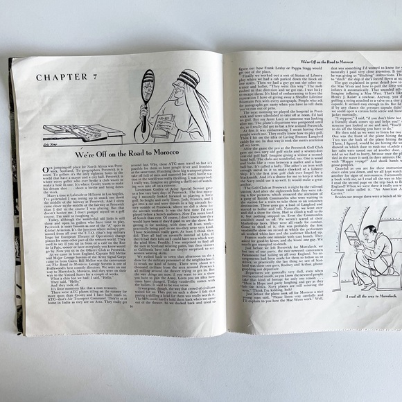 I Never Left Home by Bob Hope (Softcover/Magazine 1944) Story of his Trip Abroad - Picture 4 of 6